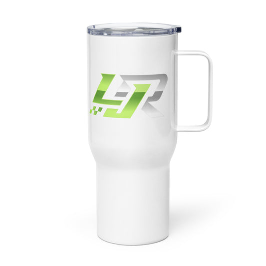 Travel mug with a handle